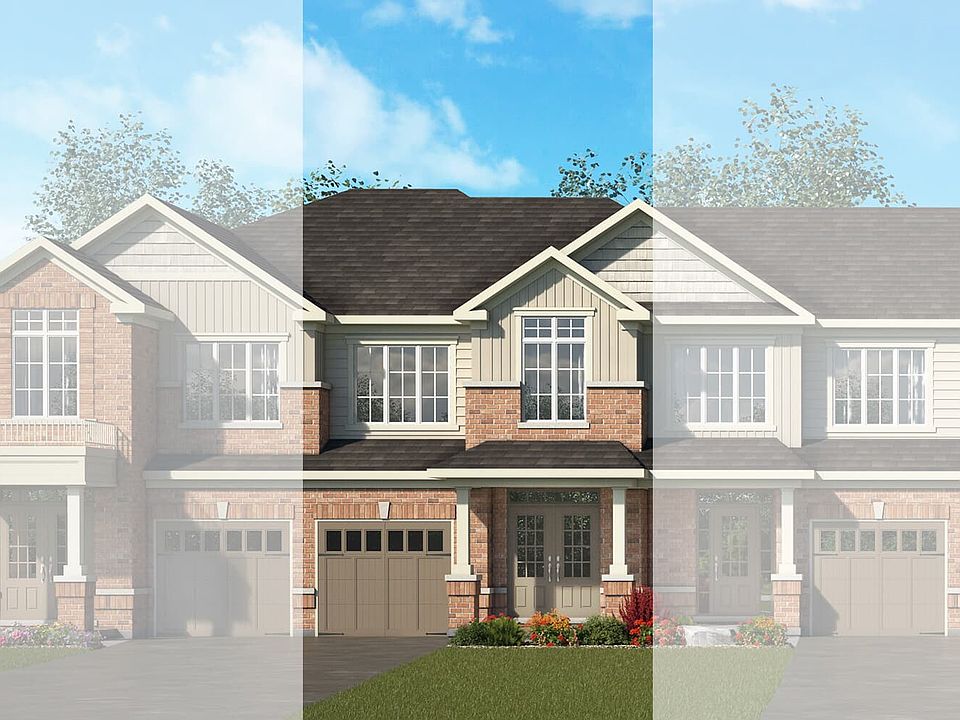 Front exterior of Echo Style B at Pinehurst in Paris, Ontario.