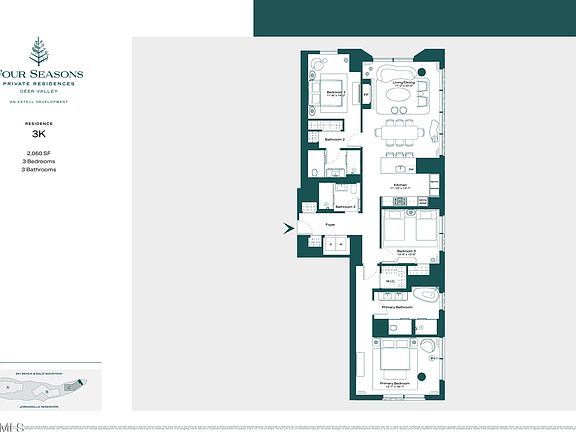 2nd image of 1707 W Glencoe Mountain Way #3K