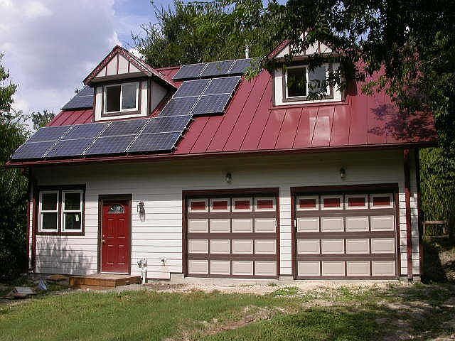 solar panels on house #2 on back of lot