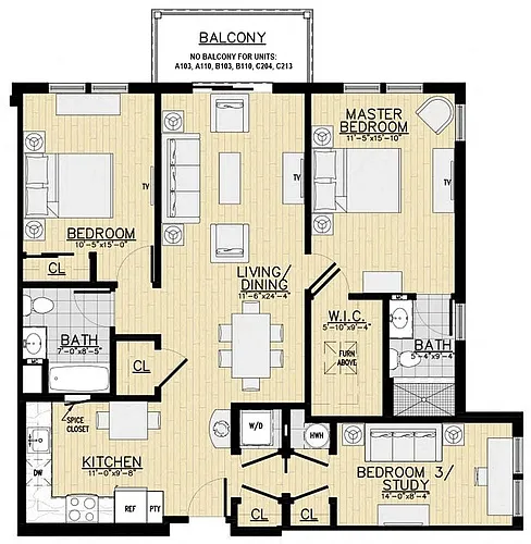Floor plan D1