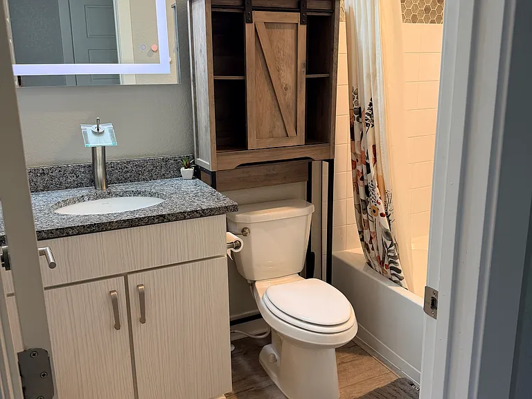 Second Bathroom on Third Floor, next to Laundry Closet