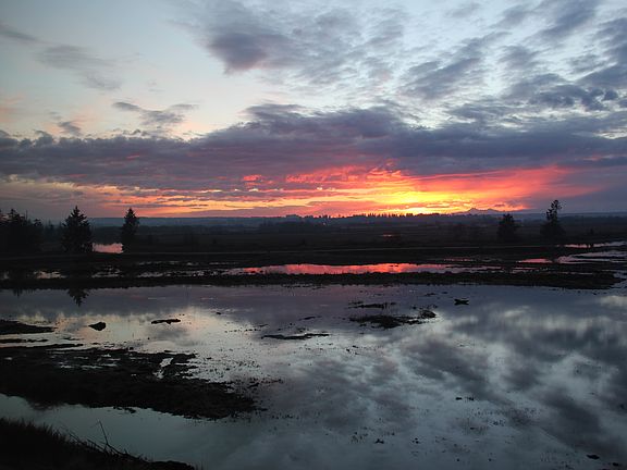 Sunset views from our porch 