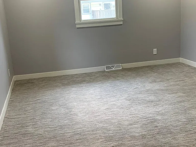 Master bedroom view from master closet. Upgraded fans in each bedroom