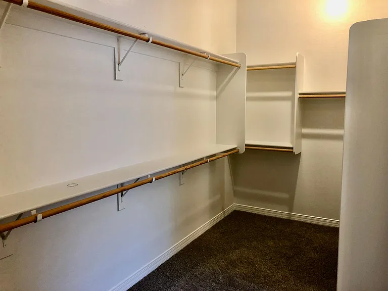 Primary closet