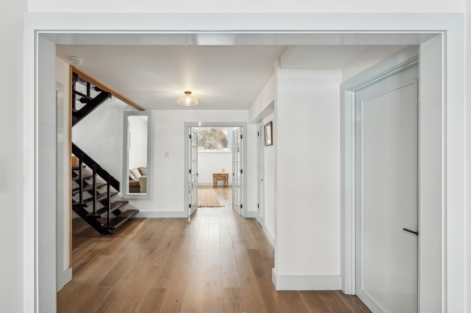  Second level living room entry