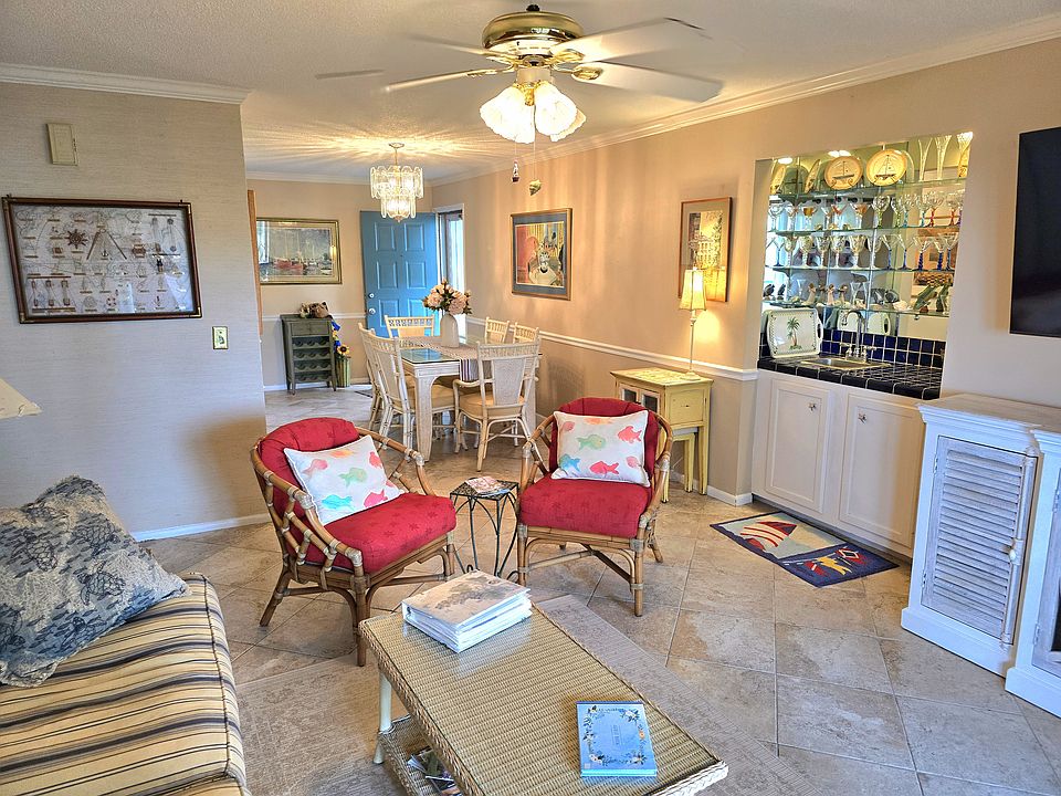Living Room, Dining Room, and Wet Bar