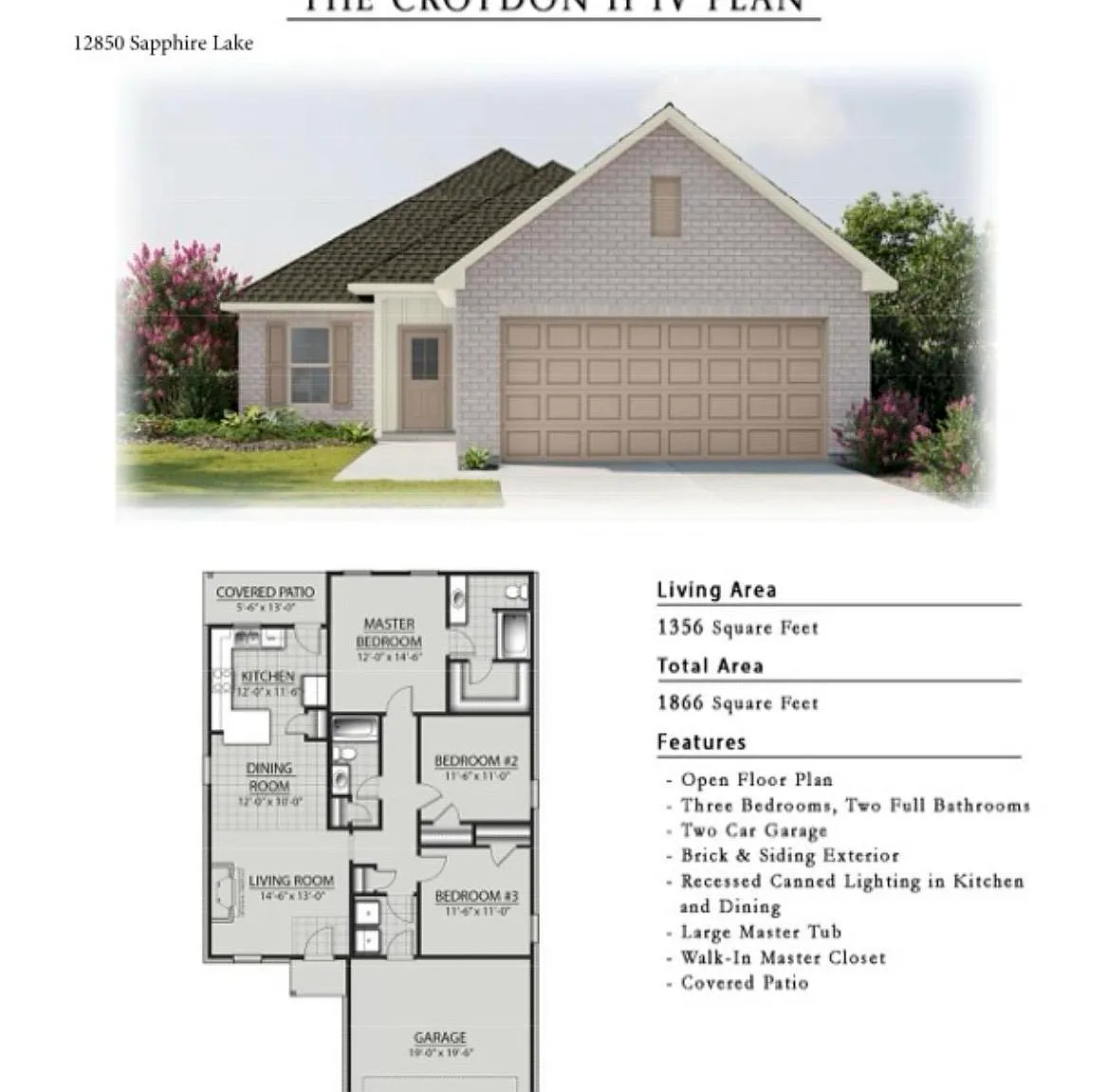 3 bed, 1356 sqft, $1,700 — Photo 1