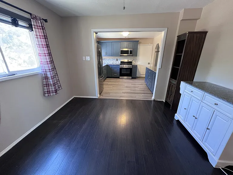 Dining Room to Kitchen (furniture to be removed)