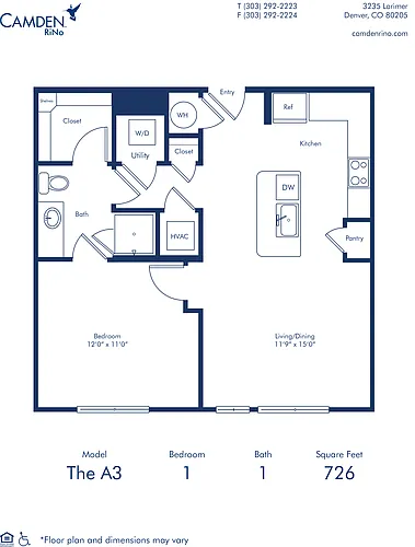 Floor plan The A3