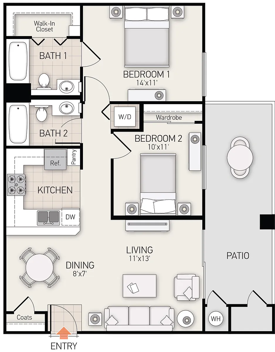 Floor plan Plan F