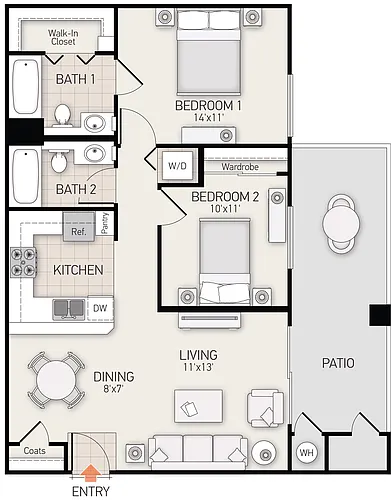 Floor plan Plan F