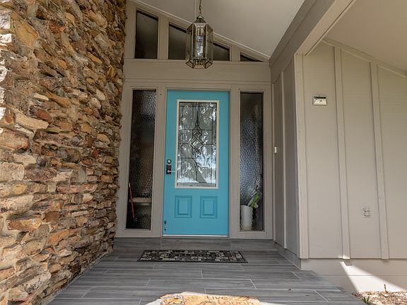 New front porch and entryway