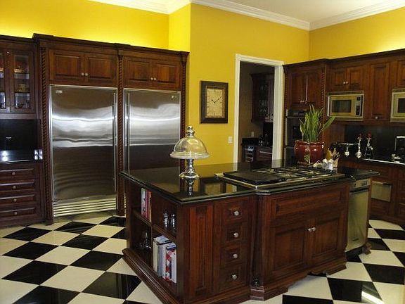 Granite island kitchen