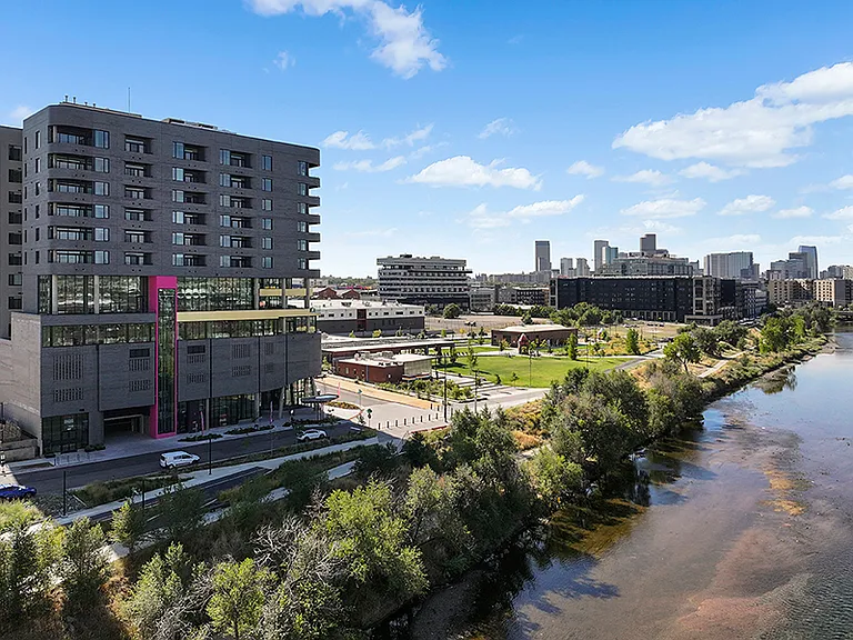 Waterfront luxury residence next to RiNO Art Park and the Platte River