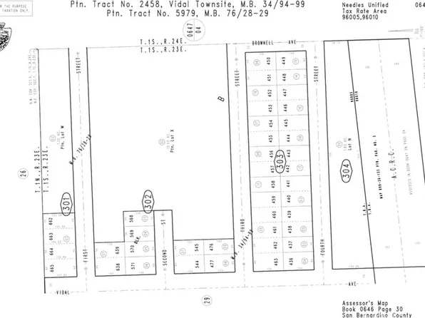 0 None Lot 456, Vidal, CA 92280