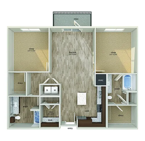 Floor plan B2
