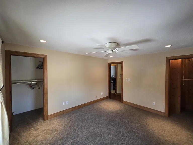 Bedroom 1 with 2 closets