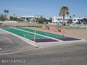 shuffle board by club house