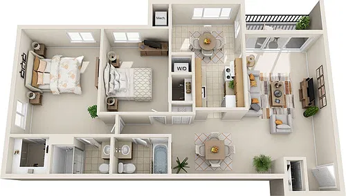 Floor plan Bedforth (PPF)