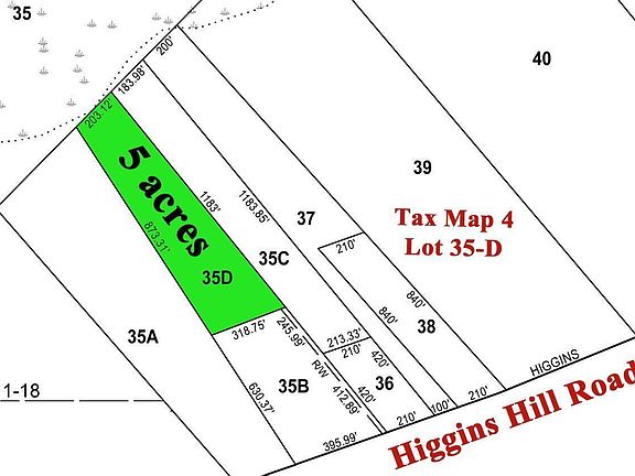 2nd image of Lot 35-D Higgins Hill Road