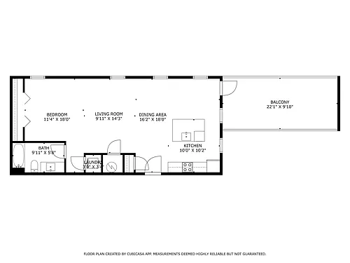 Floor plan A3 with Large Balcony