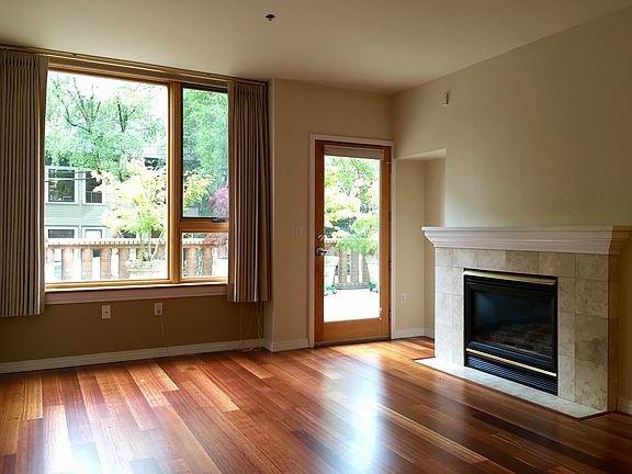 Living room looking over the patio