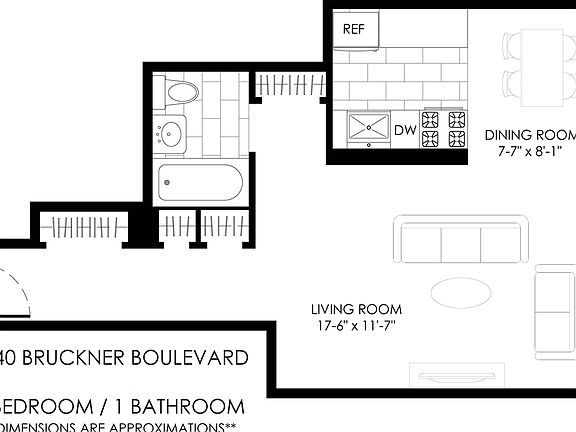2nd image of 2040 Bruckner Blvd APT 7J