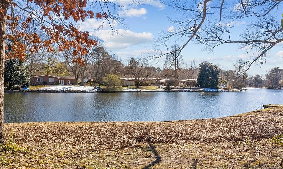 Serene lake views from the backyard