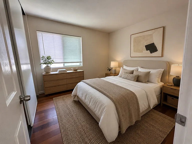 Secondary bedroom 1 with furniture.