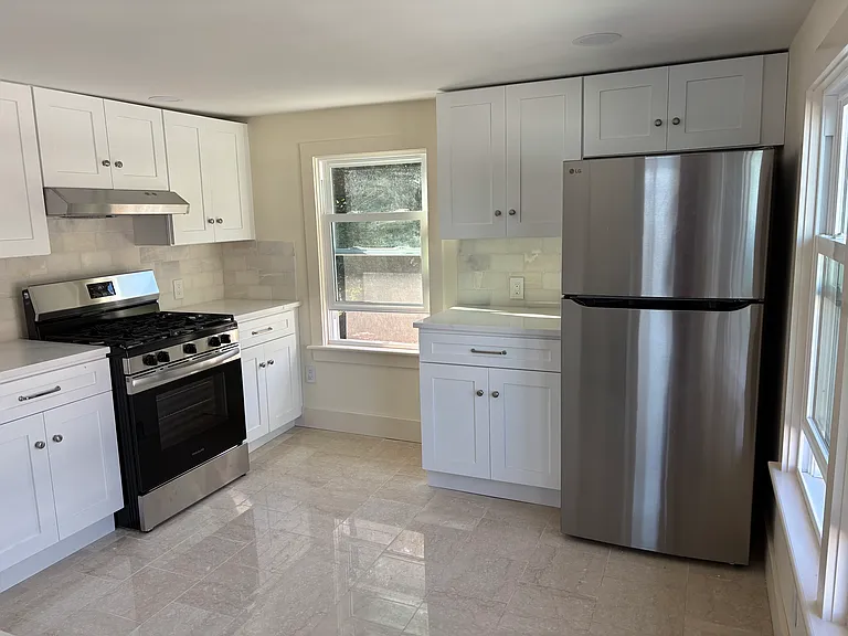 New Kitchen with Stainless Steel Appliances