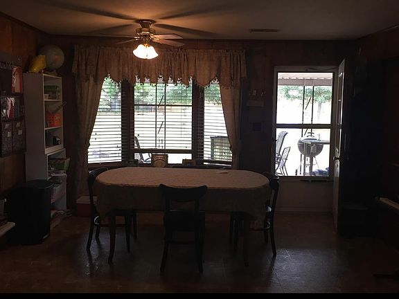 Breakfast nook with large bay window