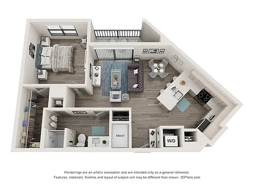 Floor plan 1C1