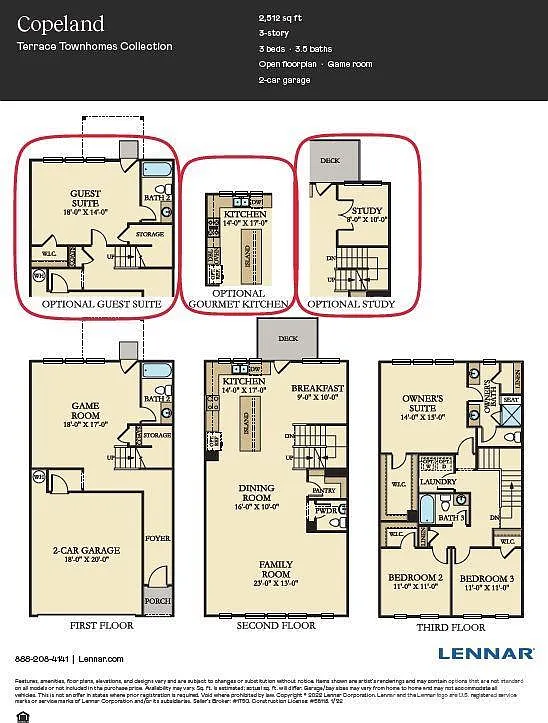4 bed, 3.5 bath, 2512 sqft, $2,900 — Photo 3
