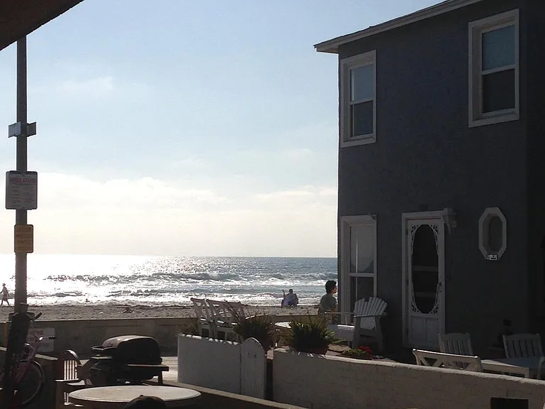 Front patio, view of ocean