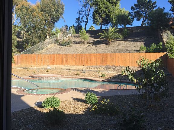Pool and Spa in Large Back Yard