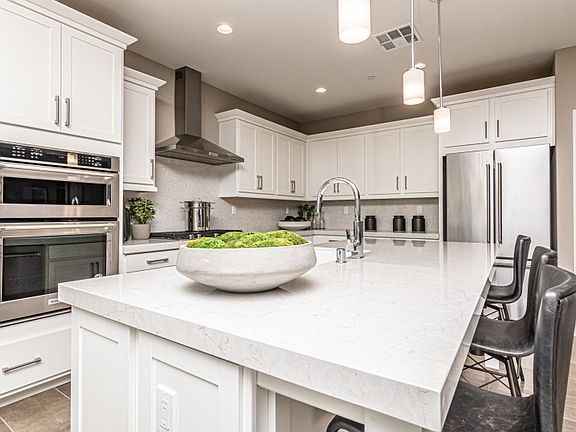 The Easton kitchen features plenty of storage space throughout.