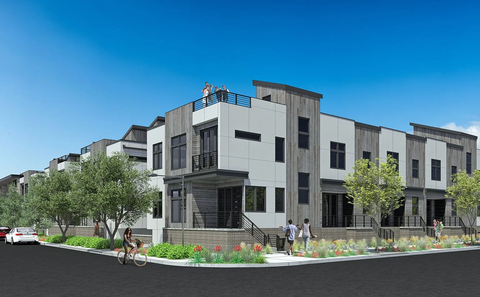 Modern 2 Bed + Office Townhome — Photo 1