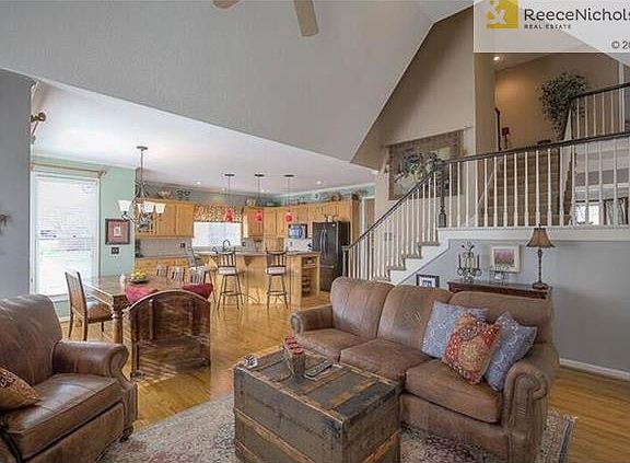 Warm hearth room opens to breakfast room and spacious kitchen.