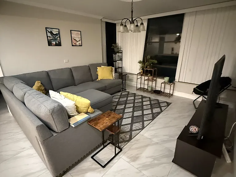 Living room furnished w/63" TV