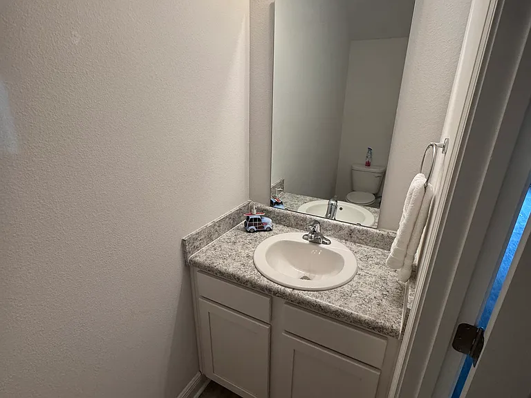 First floor half bathroom