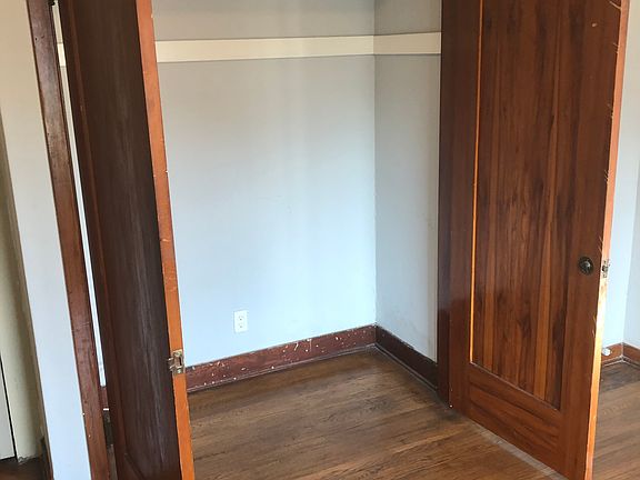 Closet in living room- some use as an office nook