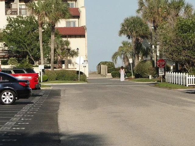 One block from the beach