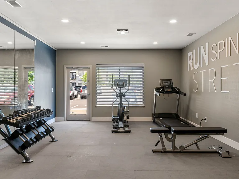 Our Fitness Center at Horizon East Apartments.