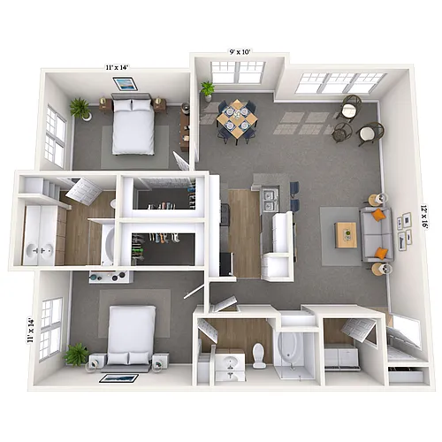 Floor plan Southhampton