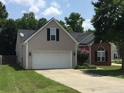 Attached 2-car garage