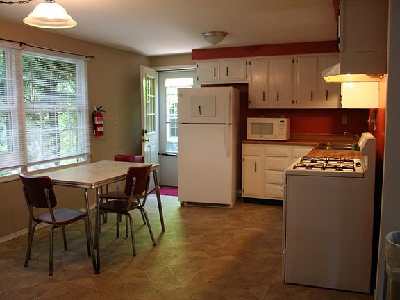Kitchen, view from living room door