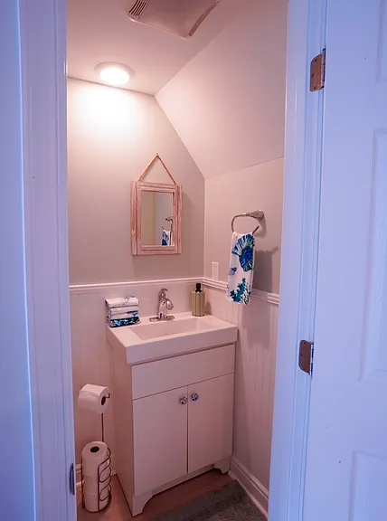 These next two pictures of 1st floor powder room