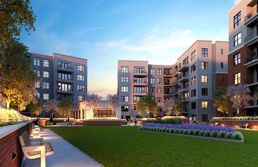 New luxury 1-level elevator condos in Fairfax just footsteps from the Vienna Fairfax Metro