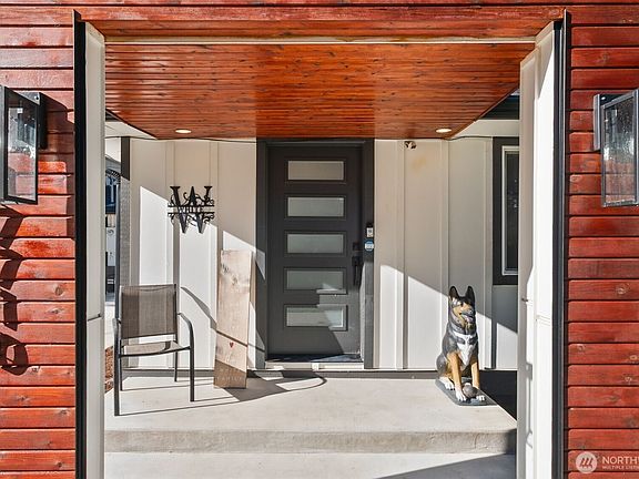 We love a welcoming covered front porch! - The Contemporary-add begins here!>
