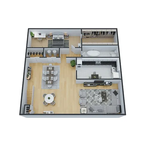 Floor plan One Bedroom